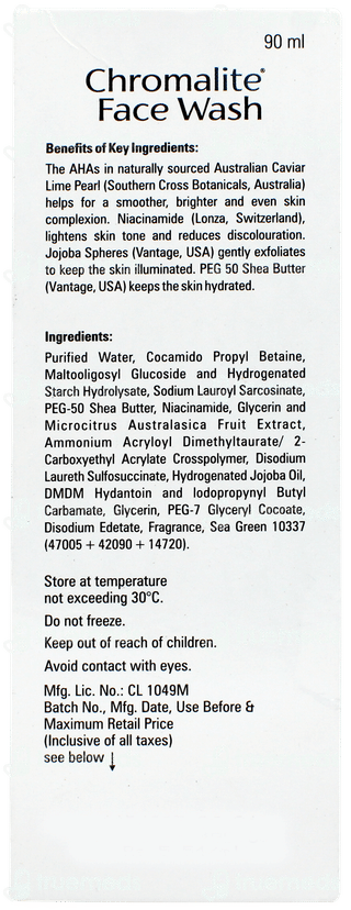 Chromalite Face Wash 90ml