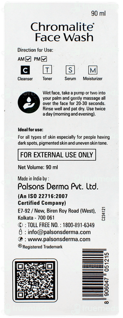 Chromalite Face Wash 90ml