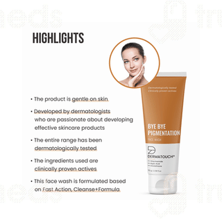 Dermatouch Bye Bye Pigmentation Face Wash 70gm