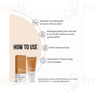 Dermatouch Bye Bye Pigmentation Face Wash 70gm