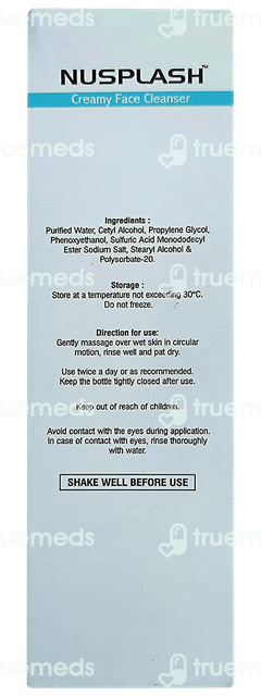 Nusplash Creamy Face Cleanser 125ml Nusplash Creamy Face Cleanser 125ml