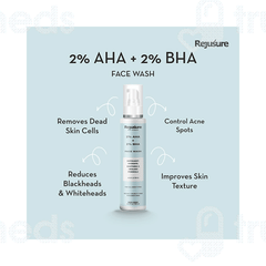 Rejusure 2% Aha + 2% Bha Face Wash 100ml