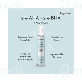 Rejusure 2% Aha + 2% Bha Face Wash 100ml
