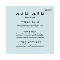 Rejusure 2% Aha + 2% Bha Face Wash 100ml