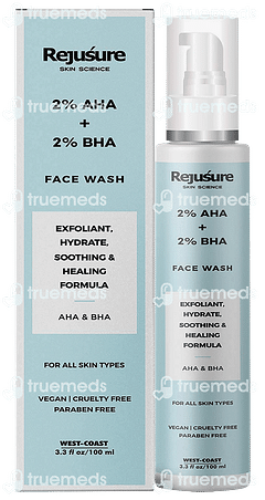 Rejusure Aha 2% + Bha 2% Face Wash 100 ML