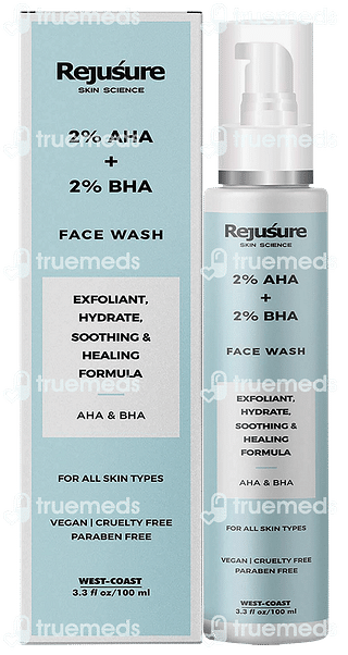 Rejusure Aha 2% + Bha 2% Face Wash 100 ML