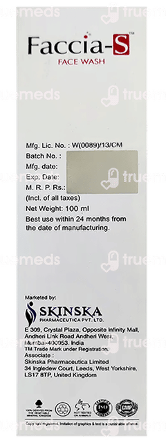 Faccia S Face Wash 100ml
