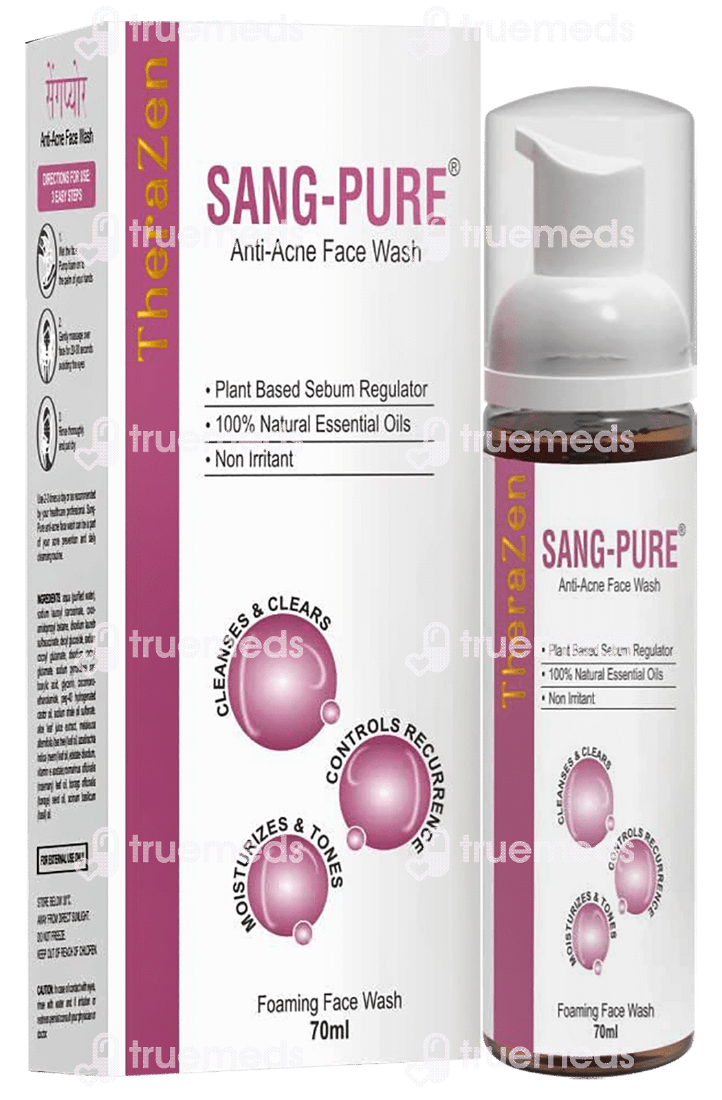 Millennium Herbal Care Sang Pure Anti Acne Face Wash 70 Ml Uses Side Effects Dosage Price 9256