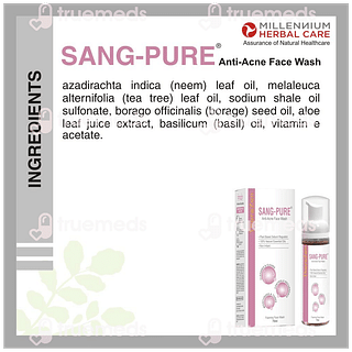 Millennium Herbal Care Sang Pure Anti Acne Face Wash 70 ML