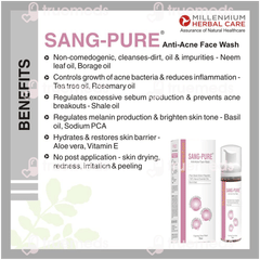 Millennium Herbal Care Sang Pure Anti Acne Face Wash 70 ML