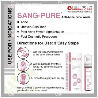 Millennium Herbal Care Sang Pure Anti Acne Face Wash 70 ML