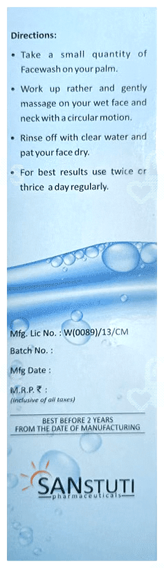 Glare Acne Face Wash 100Ml