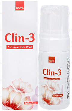 Clin 3 Face Wash 100ml