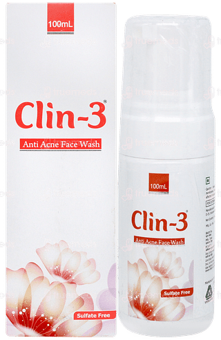Clin 3 Face Wash 100ml