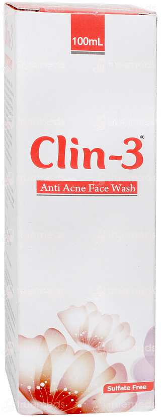 Clin 3 Face Wash 100ml