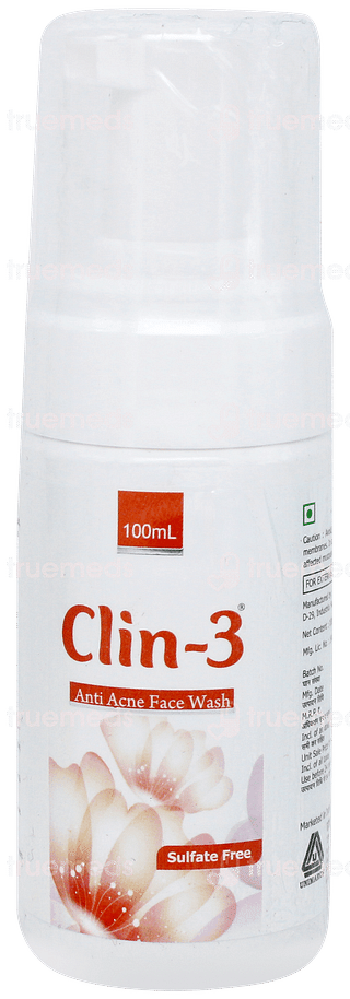 Clin 3 Face Wash 100ml