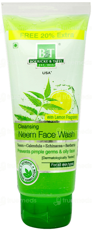 Boericke & Tafel Cleansing Neem Face Wash 50ml + 10ml