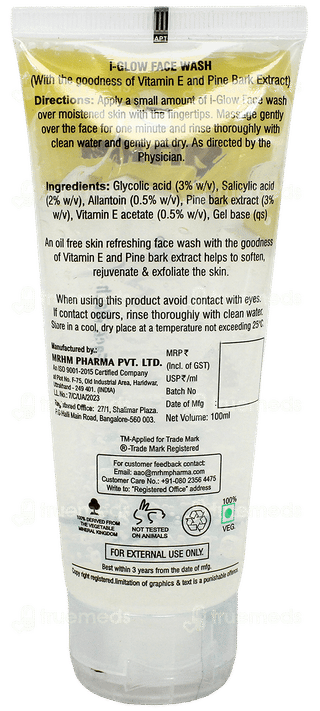 I Glow Face Wash 100Ml