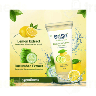 Sri Sri Tattva Cucumber Lemon Face Wash 60 ML
