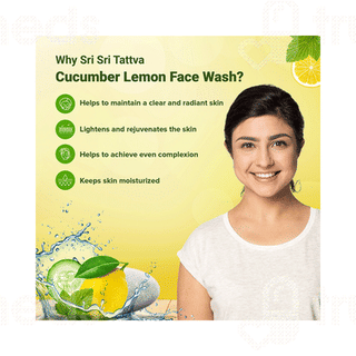 Sri Sri Tattva Cucumber Lemon Face Wash 60 ML