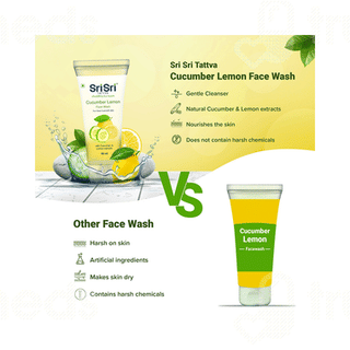 Sri Sri Tattva Cucumber Lemon Face Wash 60 ML