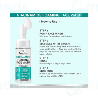 Dermora Niacinamide Foaming Face Wash 150 ML
