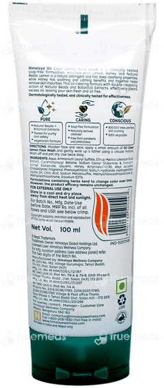 Himalaya Oil Clear Lemon Face Wash 100ml