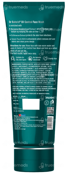 Dr Batras Oil Control Face Wash 100gm
