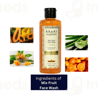Khadi Meghdoot Mix Fruit Face Wash 210 ML