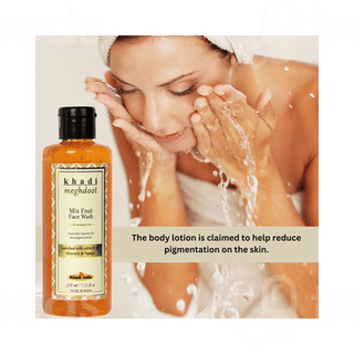 Khadi Meghdoot Mix Fruit Face Wash 210 ML