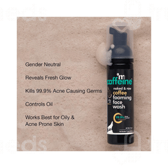 Mcaffeine Naked And Raw Coffee Foaming Face Wash 75 Ml