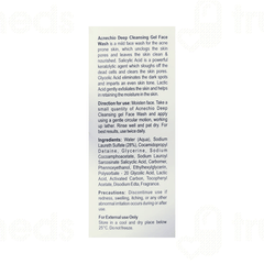 Acnechio Deep Cleansing Gel Face Wash 100 ML