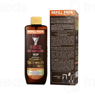 Wow Skin Science Vitamin C Foaming Refill Pack Face Wash 200 ML
