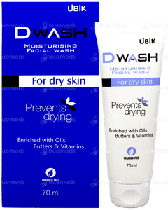 Dwash Moisturising Facial Wash 70Ml