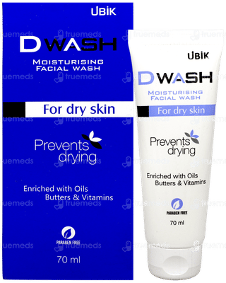 Dwash Moisturising Facial Wash 70Ml