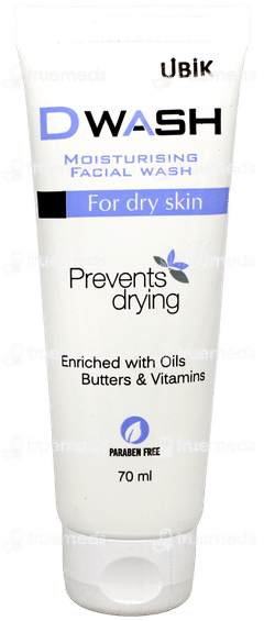 Dwash Moisturising Facial Wash 70Ml