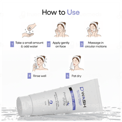 Dwash Moisturising Facial Wash 70Ml