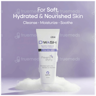 Dwash Moisturising Facial Wash 70Ml