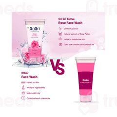 Sri Sri Tattva Rose Face Wash 60 ML