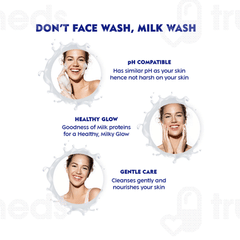 Nivea Milk Delights Rose Sensitive Skin Face Wash 100Ml