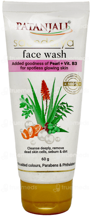 Patanjali Saundarya Face Wash 60gm