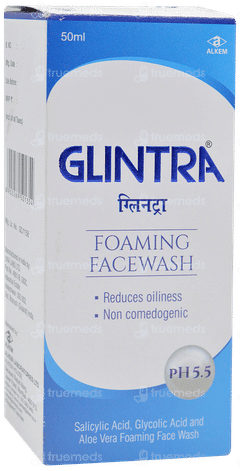 Glintra Foaming Face Wash 50ml