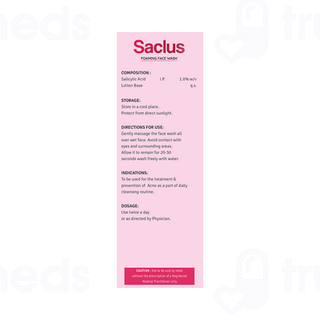 Saclus Foaming Face Wash 60 ML