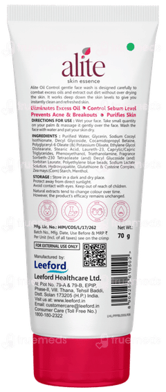 Alite Oil Control Gentle Face Wash 70Gm