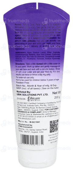 Acmed Gentle Pimple Care Face Wash 200ml