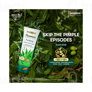 Himalaya Purifying Neem Turmeric Face Wash 200 ML With Himalaya Walnut Face Scrub 50 GM Free