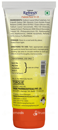 Torque Refresh Papaya Face Wash 50ml