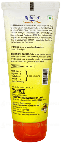Torque Refresh Papaya Face Wash 50ml