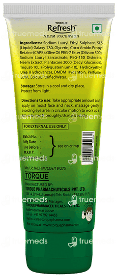 Torque Refresh Neem Facewash 100ml