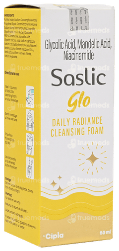 Saslic Glo Daily Radiance Cleansing Foam 60ml